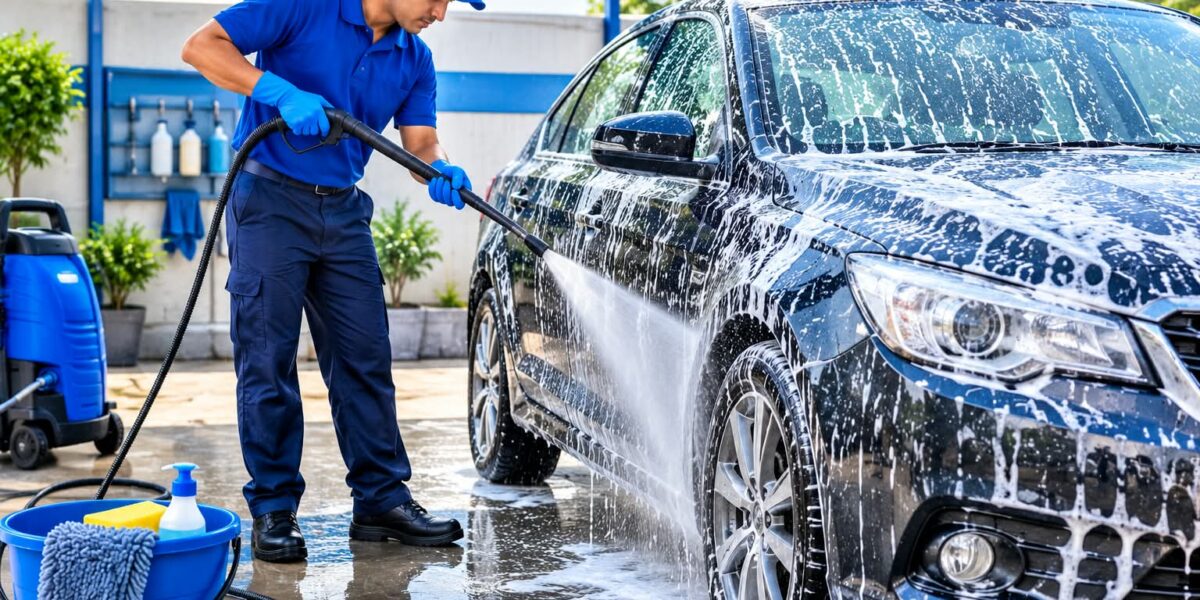 Doorstep Car Washing Service at Home in Ranchi